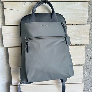 TUMI Voyageur Essential Backpack Laptop Bag Grey Excellent Condition